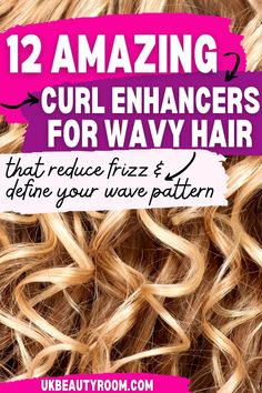 Are you looking for the best curl enhancer for wavy hair? If you have wavy hair like I do, you’ll know the natural wave pattern can easily fall out making the hair look straight or flat. Curl enhancers can help to define and hold your natural wave or even make your hair curlier! This post lists all the best curl enhancers that work well on wavy hair types. Wavy Hair Types, Diy Curls, Wavy Hair Care, Curl Enhancer, Curly Girl Method, Hair Solutions, Curly Hair Care, Curly Hair Tips