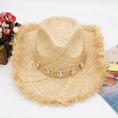 Raffia Hat, Necklace Top, Jumpsuit For Kids, Western Cowboy Hats, Fishing Hat, Pastel Yellow, Stylish Gifts, Cowboy Hat