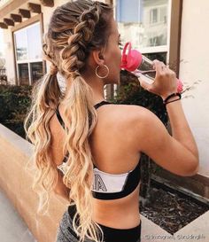 Fishtail Hairstyle, Double Dutch Braids, Fishtail Hairstyles, Boho Hairstyle, Dutch Braids, Double Dutch, Easy Hairstyles For School, Peinados Fáciles Para Cabello Corto, Chic Hairstyles