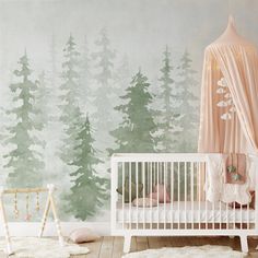 Kids Subtle Color Forest Silhouette Wallpaper | Watercolor Woodland Scene Wall Mural You don't need any special skills to install our peel and stick wallpaper. It's easy to apply, reposition, and remove without leaving any sticky residue behind. The wallpaper comes in vertical panels. (30"W for peel and stick, 36-38"W for other two materials) 🎨 PERSONALIZED OPTIONS 🎨 We can adjust the size without altering key design elements or modify the background color of the designs, all at no extra cost. For custom orders, feel free to reach out to us for more information. We're happy to help! ✨ FEATURES   ✨ 🌿 High-quality, eco-friendly,  non-toxic wallpaper materials. 👶 Printed with non-toxic, kid-safe ink. 🧼 Leaves no residue when removed. 🖐️ Available in a durable, textured matte finish. ⚡️ Forest Accent Wall, Ink Leaves, Woodland Mural, Silhouette Wallpaper, Forest Wall Decals, Moose And Squirrel, Painted Mural, Adams Homes, Watercolor Woodland