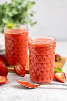 Homemade Fresh Strawberry Sauce Recipe