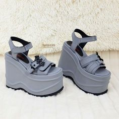 Platform Buckle Sandals, Kawaii Shoes, You Are Important, Girly Shoes, New Rock, Retail Box