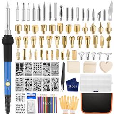 the tools needed to make an art project include pens, pencils, and paper clips