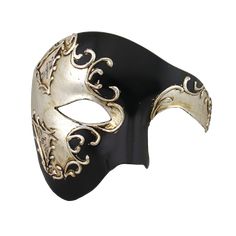 SILVER Series Phantom Of The Opera Half Face Masquerade Mask SILVER Series - Luxury Mask - 2 Half Face Masquerade Mask, Masquerade Mask Silver, Phantom Mask, Luxury Mask, Mens Masquerade Mask, Opera Mask, The Garden Of Words, Halloween Costume Mask, Mask Masquerade