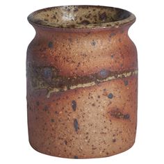 a close up of a vase on a white background