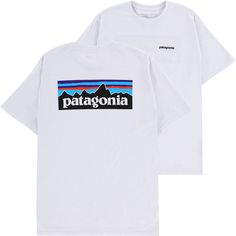 Patagonia P-6 Logo Responsibili-Tee T-Shirt - white Patagonia T Shirt, Patagonia Graphic Cotton T-shirt, Patagonia Graphic Tee Short Sleeve, Patagonia Graphic Tee Short Sleeve T-shirt, Patagonia Graphic Tee With Short Sleeves, Patagonia Shirt, 6 Logo, Xmas Wishlist, Patagonia Shirts