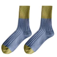 Material: Cotton, Polyester Warm Gray Casual Socks, Warm Casual Gray Socks, Casual Warm Gray Socks, Casual Blue Socks For Fall, Casual Fall Blue Socks, Gray Casual Socks For Fall, Casual Green Socks For Winter, Casual Gray Socks For Fall, Casual Green Winter Socks