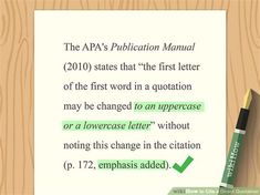 the apa's publication manual is displayed on a piece of paper next to a pen