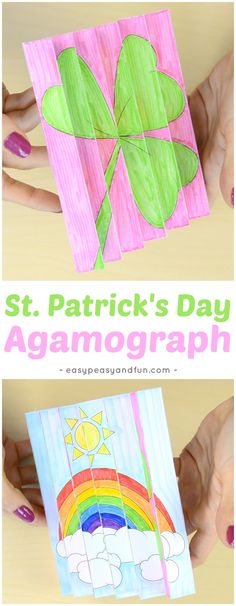 st patrick's day crafts for kids to make with crayons and colored paper