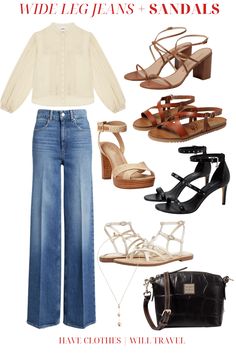 How to Style Wide Leg Jeans in 2024 - The Best Outfit Ideas Work From Home Outfit