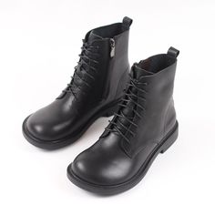 dwarves1801-12 boots 8.5 Black Buckle Ankle Boots, Coffee Black, Martin Boots, Black Fleece, Women Leather, Shoe Size Chart, Spring Shoes, Womens Boots Ankle, Men Shoes Size