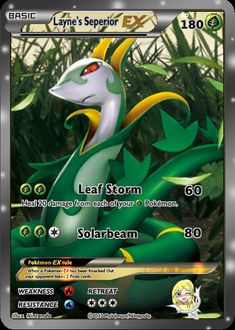 a card with an image of a green and yellow dragon