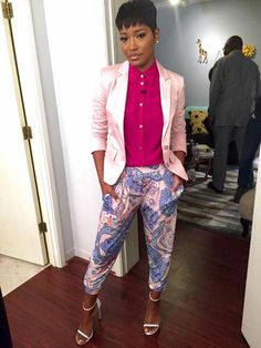 Keke Palmer Urban Street Style Women, Tomboy Chic, Classy Fits, Urban Street Style, Urban Street, Confident Woman, Style Women, Business Outfits