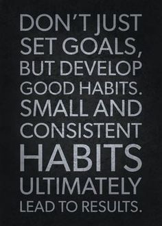 a black and white poster with the words don't just set goals, but develo