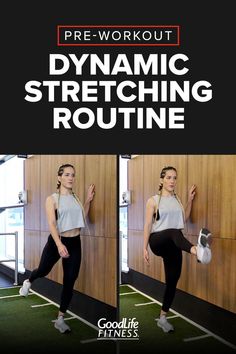 Get the most out of your workouts with a solid warmup Pre Workout Stretches For Beginners, How To Stretch Before Workout, Dynamic Stretching Warmup, Stretching Before Workout, Body Stretches Flexibility, Pre Workout Stretches, Training For A Half Marathon, Stretches Flexibility