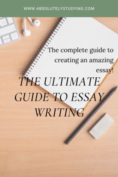 the ultimate guide to writing an amazing college application for students and teachers, with text overlay