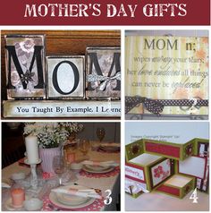 mother's day gift ideas for moms, including cards and gifts to make them smile