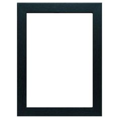 an empty black frame on a white background