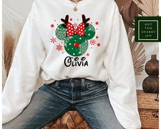 Family Christmas Sweater, Family Christmas Sweaters, Disney 2024, Family Disney Trip, Disney Birthday, 2024 Christmas, Holiday Sweatshirt, Disney Family, Christmas Family