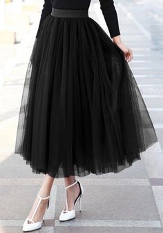 Clothing | Page 9 | Lookbook Store Tulle Skirt Bridesmaid, Tutu Women, Tule Rok, Skirt Tulle, Mode Turban, Tulle Midi Skirt, Rock Outfit