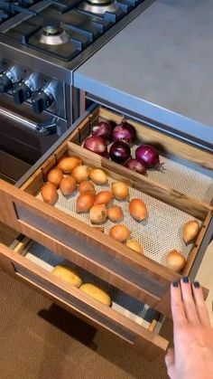 a person reaching for something on top of a counter