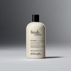 fresh cream hydrating shower gel Fresh Cream Philosophy Conditioner, Fresh Cream Philosophy, Philosophy Shower Gel, Philosophy Beauty, Philosophy Fresh Cream, Philosophy Products, Shower Stuff, Workout For Flat Stomach, Body Washes