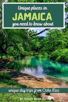 jamaica with the words unique places in jamaica you need to know about on it's cover