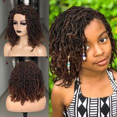 Synthetic Hair Braids, Dreadlock Wig, Braided Dreadlocks, Afro Braids, Color Twist, Crochet Dreadlocks, Crochet Wig, Short Afro, Twist Braid Hairstyles