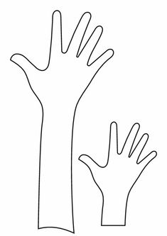 two hands reaching up to each other