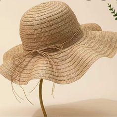 Hat Only! Available To Bundle.. Hello Weekend Bag, And Hat Clips To Always Have Your Hat When You Need It! Happy Summer! Lightweight Beachy Hat, Beachy Lightweight Hat, Summer Lightweight Straw Hat For Vacation, Lightweight Beach Hat For Beachwear, Lightweight Beachy Straw Hat For Beach Season, Lightweight Beachwear Hat For Beach, Lightweight Straw Hat For Beach, Beige Beachy Straw Hat For Beach, Lightweight Straw Hat For Beach Season Vacation