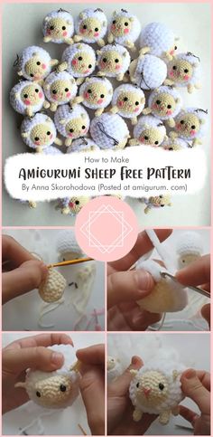 how to make an amigurum sheep free pattern by anana skelobroka