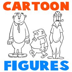 an image of cartoon figures with the caption'cartoons for children and adults '