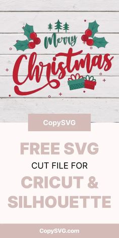 Merry Christmas Svg Free Cut File For Cricut Free Christmas Monogram Svg Files For Cricut, Free Christmas Tree Svg Files For Cricut, Cricut Svg Files Free Christmas, Christmas Crafts Gifts, Free Silhouette Cut Files, Cricut Svg Files Free