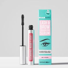 Achieve voluminous lashes and denser eyebrows with the Lash and Brow Serum from Hairburst . Infused with 98% natural ingredients, the nutrient-rich, deeply conditioning formula awakens dormant, non-activated hair roots to improve the length, thickness and strength of sparse lashes and brows. Complete with a specially shaped brush applicator wand, you can expect longer natural lashes and thicker-looking brows with healthy hair growth.  98% natural ingredients.  Fragrance, paraben and SLS free. Vegan. Lash And Brow Serum, Brow Growth Serum, Lashes And Brows, Eyebrow Serum, How To Grow Eyelashes, Brow Serum, New Hair Growth, Natural Brows, Eyelash Serum