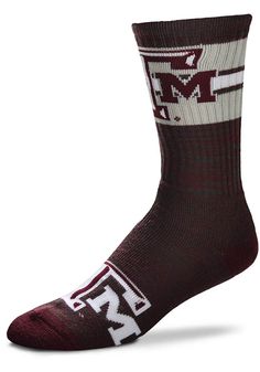 Texas A&M Aggies First String Mens Crew Socks, Red, Size L Womens Shoe, Texas A&m, Color Background, Fan Gear, Team Colors