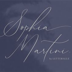 the title for an upcoming book,'sophia martin by letterallie