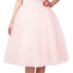 This Is A Beautiful Brand New With Tags Tulle A-Line Cut Elastic Waist Skirt, Beautiful For Any Occasion Especially For A Teatime Themed Party. Taffeta Material And Very Light Weight. Fitted Pink Tulle Bottoms, Feminine Pink Flared Skirt Dress, Chic Pink Wedding Skirt, Pink Party Dress With Midi Skirt, Pink Full Skirt Bottoms For Wedding, Feminine Full Tulle Skirt, Pink Tulle Full Skirt Bottoms, Pink Full Tulle Skirt Bottoms, Pink Tulle Skirt For Spring