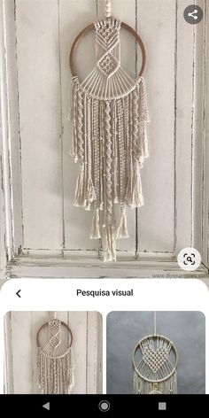 an image of a macbook air freshener hanging on a wall with the caption'pequetas visual '