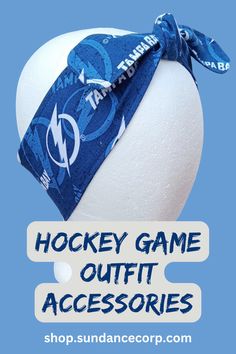 Hockey Game Outfit, Hair Tie Scarf