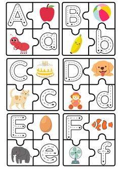 the letter e worksheet with pictures of animals, letters and numbers on it