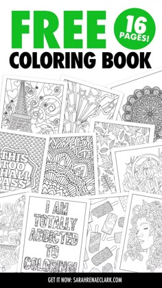 the free coloring book for adults and children