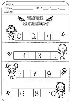 the worksheet for learning spanish numbers and letters with pictures to print on it