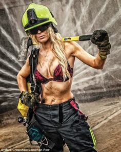 Firefighter Gear, Wildland Firefighter, Volunteer Firefighter, Female Fighter, Fire Fighter, Girls Uniforms, Badass Women