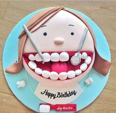 Y Cake World, Medical Quotes, Dental School, Cake Fondant, Specialty Cakes, Novelty Cakes, Baking Cake