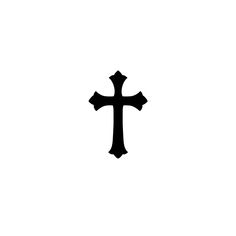 a black and white photo of a cross