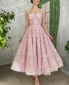 Dreamweaver's Floral Symphony Dress | Teuta Matoshi A Line Pink Dress, Pink Lace Wedding Dress For Prom Season, Pink Lace Ball Gown With Sweetheart Neckline, Elegant Floral Embroidery Ball Gown For Debutante Ball, Pink Lace Fitted Ball Gown, Elegant Floral Embroidery Evening Dress For Debutante Ball, Elegant Floral Embroidered Evening Dress For Debutante Ball, Pink Lace Bodice Evening Dress For Wedding, Pink Lace Prom Gown