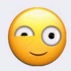 two emoticions with eyes and one without