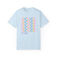 Spread positivity and kindness with our unisex Be Kind T-Shirt. This vibrant tee features a bold, colorful design. Made with high-quality Bella + Canvas materials, this comfortable and stylish t-shirt is perfect for anyone looking to make a statement and inspire kindness in others. Crafted from soft and breathable cotton, our Be Kind T-Shirt ensures all-day comfort. The unisex fit makes it a great choice for both men and women, offering a relaxed, casual style. The bright design stands out, making sure your message of kindness is seen and felt. These T-shirts are UNISEX. They’re designed for a relaxed fit—refer to the size chart for details. Size Options:Scroll through the photos to see our size chart. For a looser fit, order your usual women’s size. We recommend measuring your favorite t- Spread Love, Size Chart