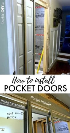 how to install pocket doors in a house