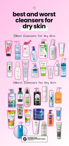 🌟 Tired of battling dryness after cleansing? We’ve got you covered! Explore our guide to the best and worst cleansers for dry skin. 🧴✨ From hydration heroes to formulas to avoid, find out what works for your skin’s unique needs. Say goodbye to tightness and hello to a radiant, hydrated glow! Check out our recommendations at Glaminai! 💕 #SkincareTips #DrySkin #CleanserGuide #Glaminai Cleansers For Dry Skin, Makeup Skills, You Are Perfect, Makeup Yourself, Dry Skin, Skin Care Tips, Skin, Makeup, Make Up